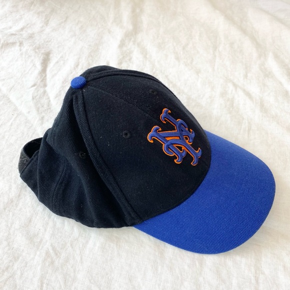 Vintage New York Mets Nike Fitted Baseball Ball Cap Hat - Picture 4 of 11